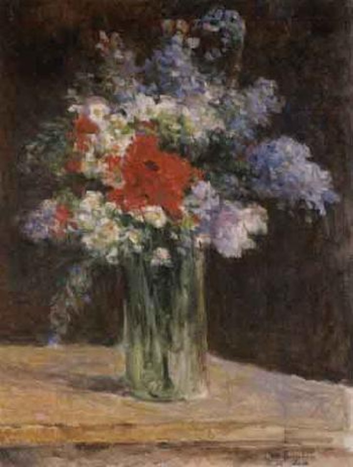 Fleurs dans un vase by Maximilien Luce