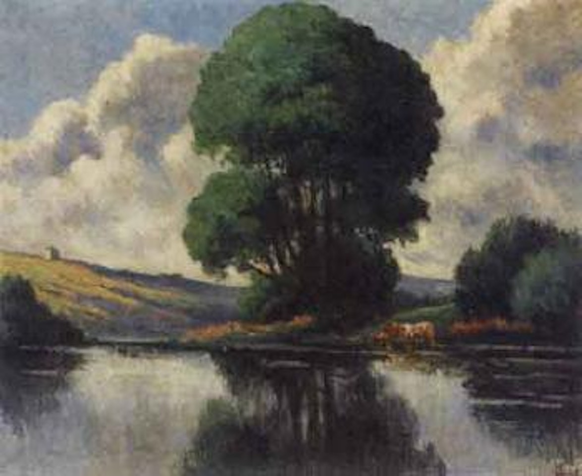 Rolleboise, le grand arbre by Maximilien Luce