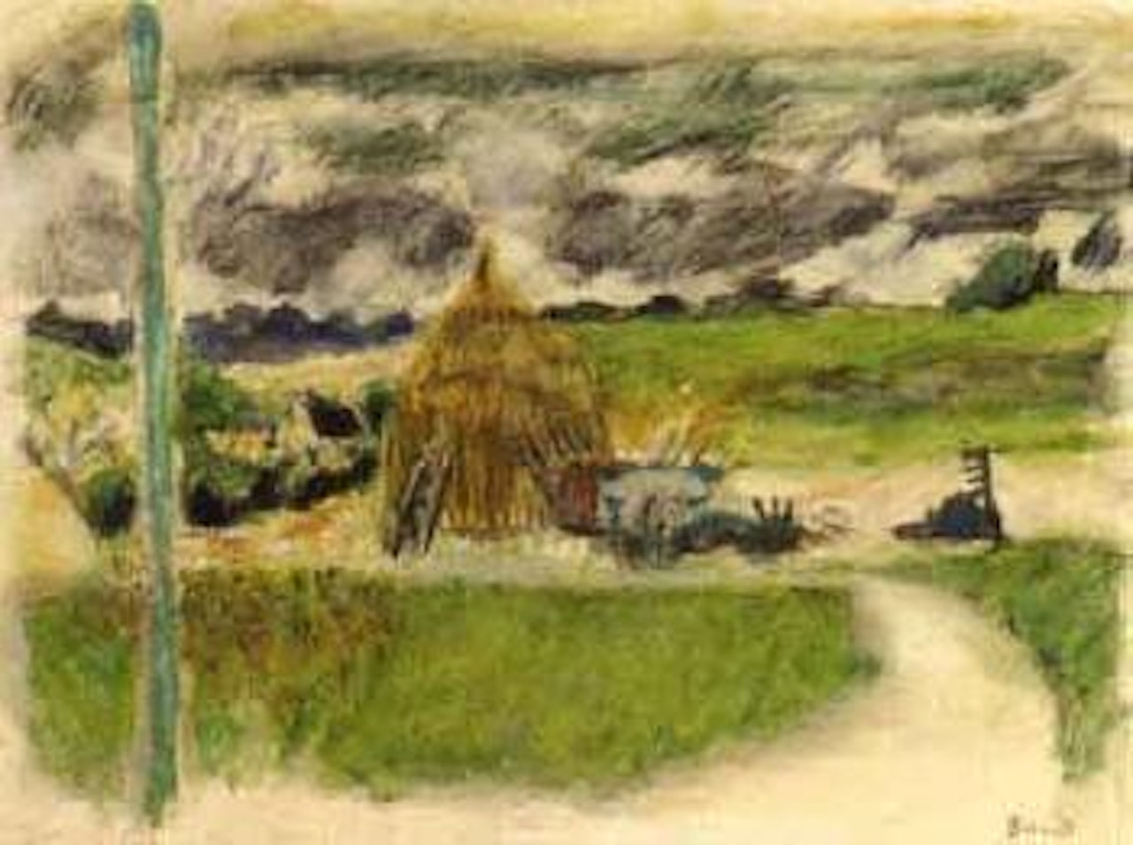 Paysage de Vernon by Pierre Bonnard