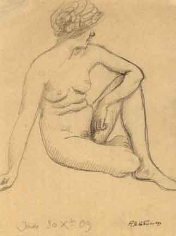 Femme nue assise by Roger de la Fresnaye