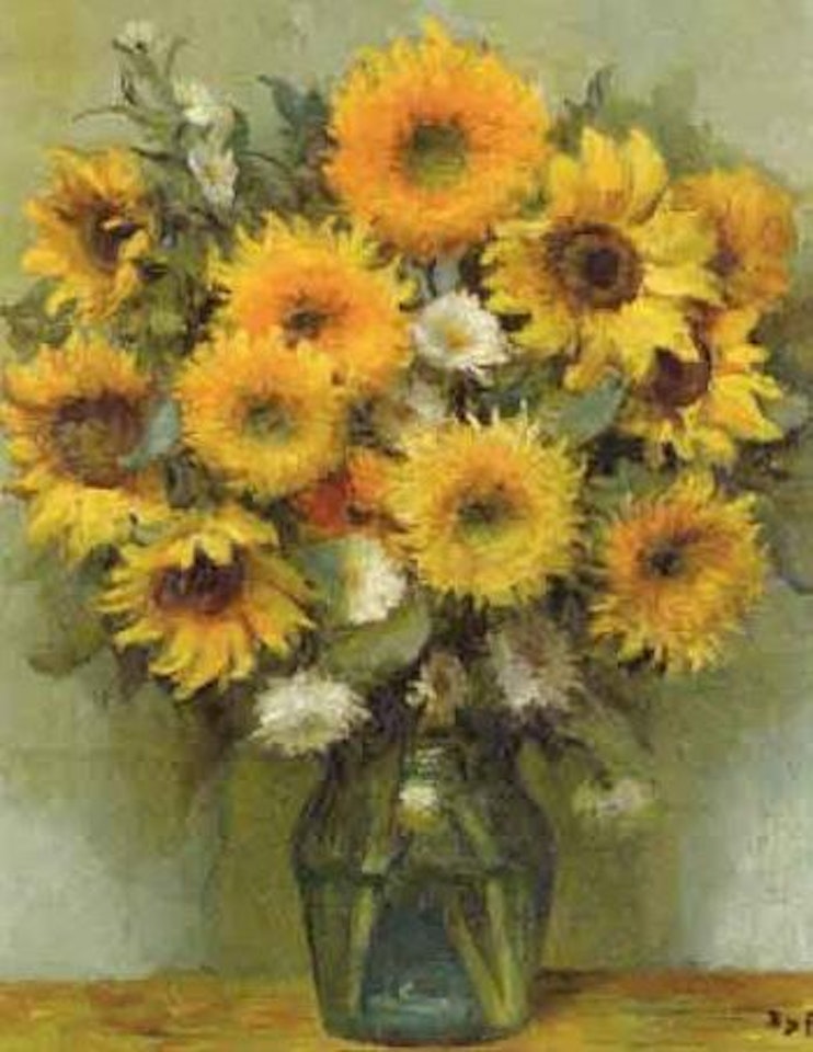 Bouquet de tournesols by Marcel Dyf