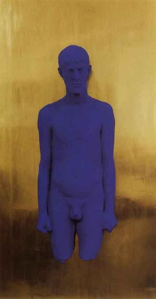 Portrait relief de Martial Raysse by Yves Klein