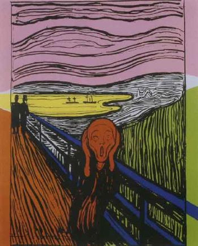 The scream by Andy Warhol