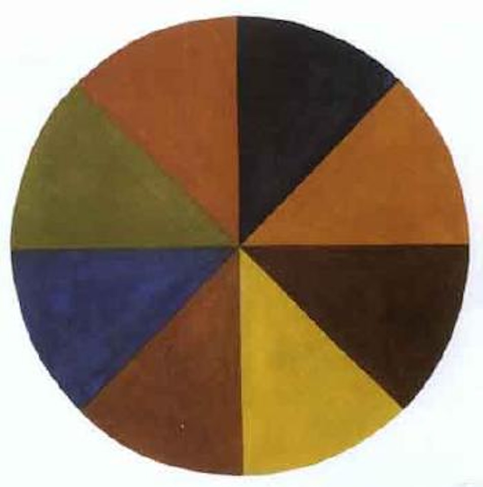 Colourful circle by Sol LeWitt