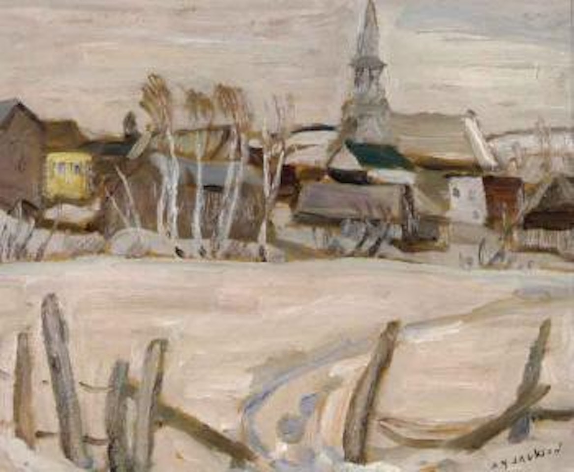 Church at St. Tite Des Caps by Alexander Young Jackson