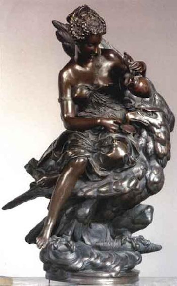 Hebe abreuvant l'Aigle de Jupiter by Albert-Ernest Carrier-Belleuse