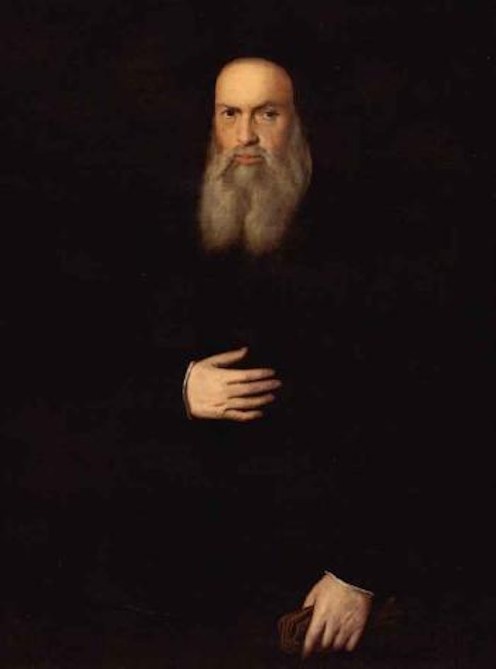 Man with long beard by Lorenzo Lotto
