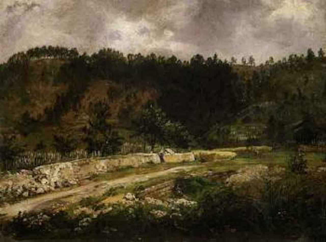 A road to Pillnitz by Johan Christian Clausen Dahl