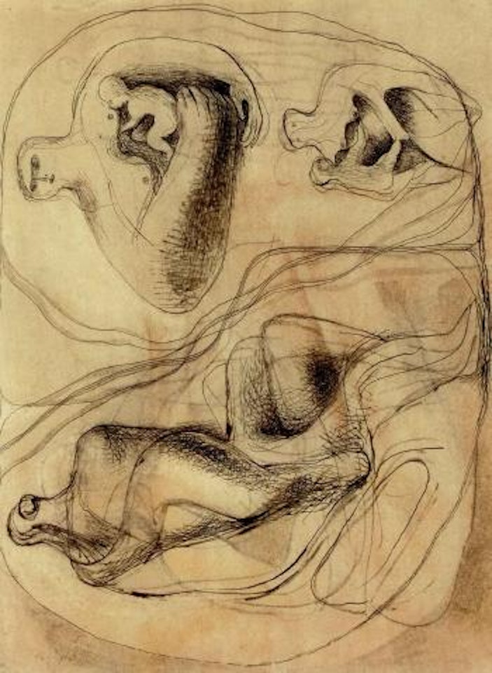 Ideas for a sculpture by Henry Moore