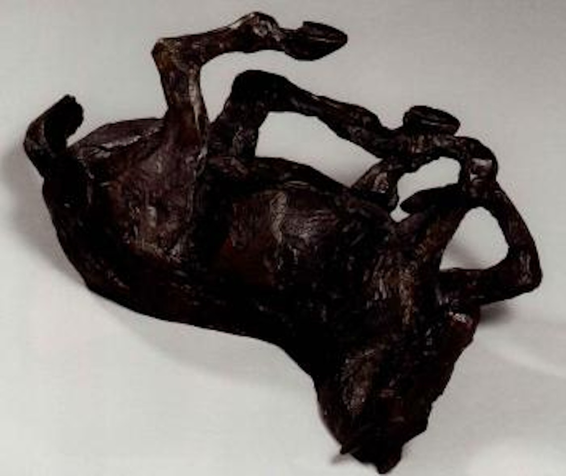 Rolling over horse by Elisabeth Frink