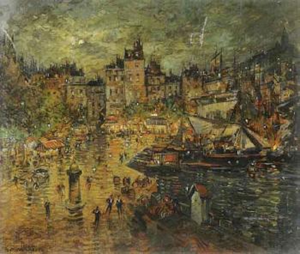 Le port de Marseille by Konstantin Alekseevich Korovin