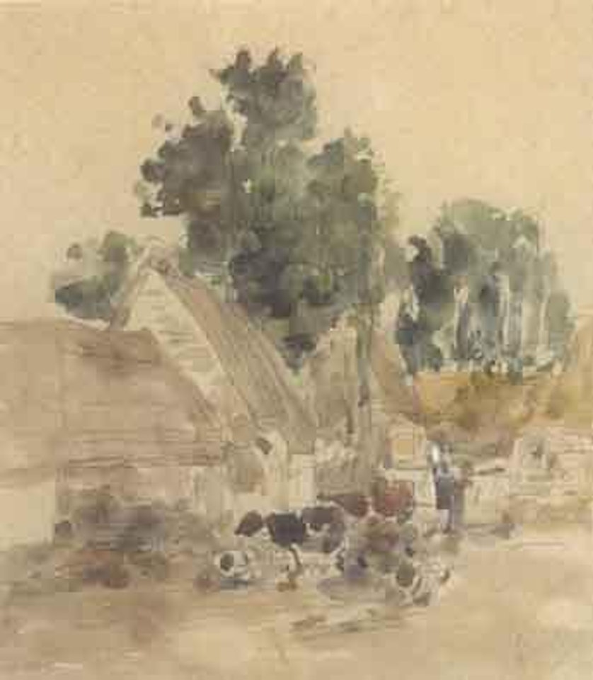Village by Eugène Boudin