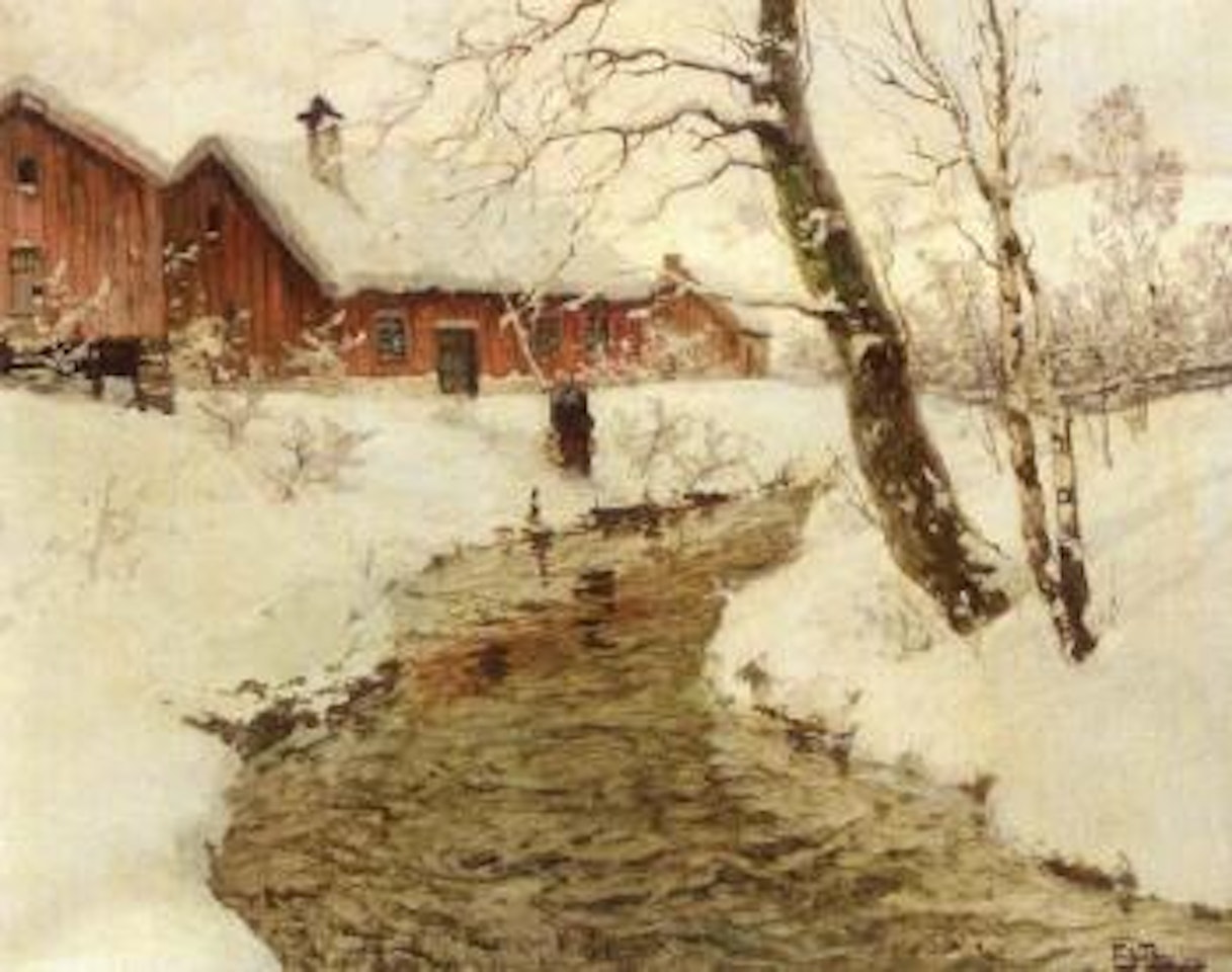 Winter in Norway by Fritz Thaulow