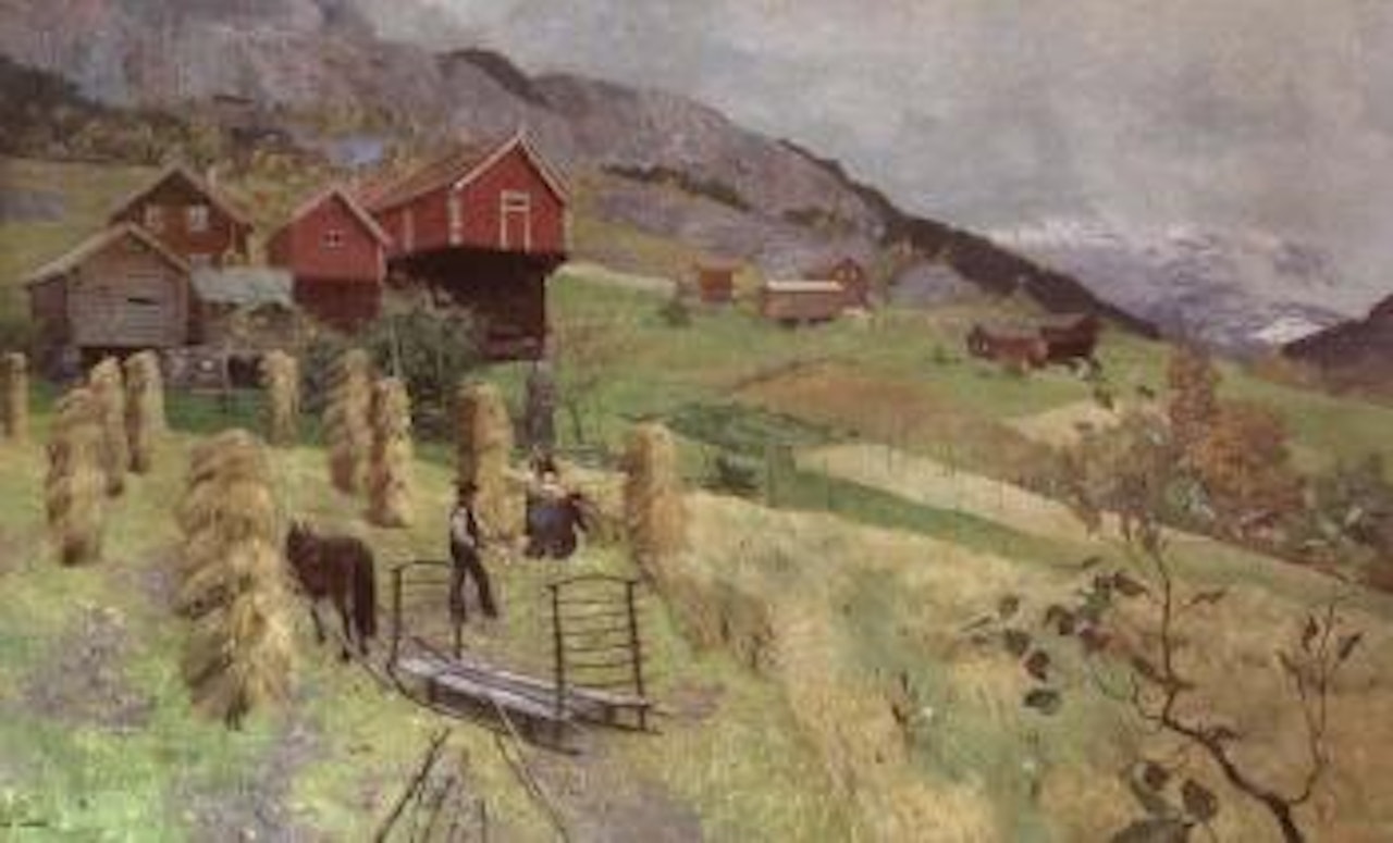 Upper Telemark by Fritz Thaulow