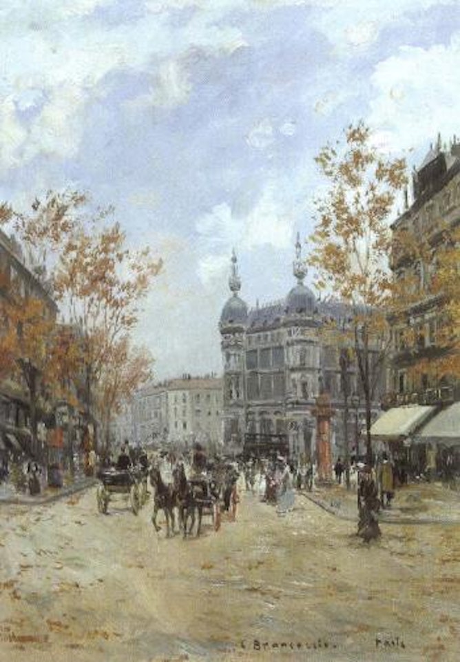 Parisian street by Carlo Brancaccio