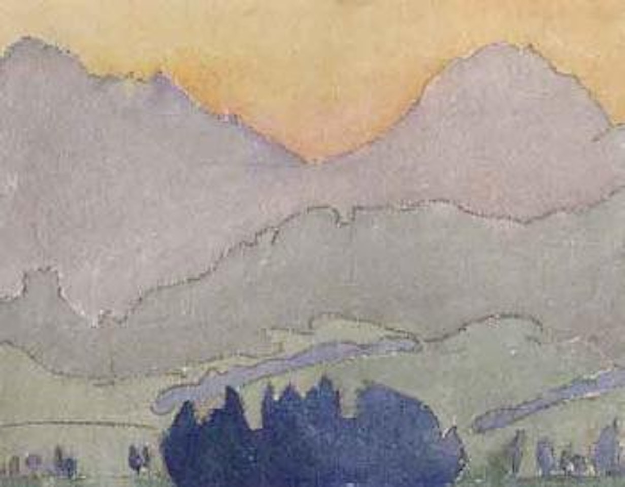 Mountain landscape by Cuno Amiet