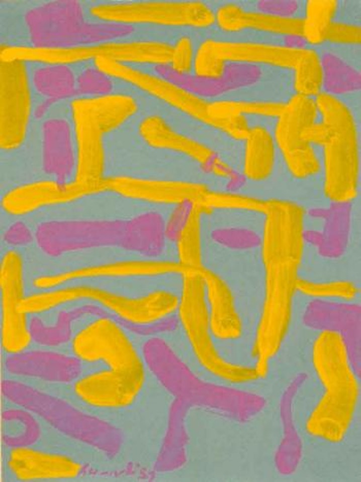 Green yellow purple by Carla Accardi