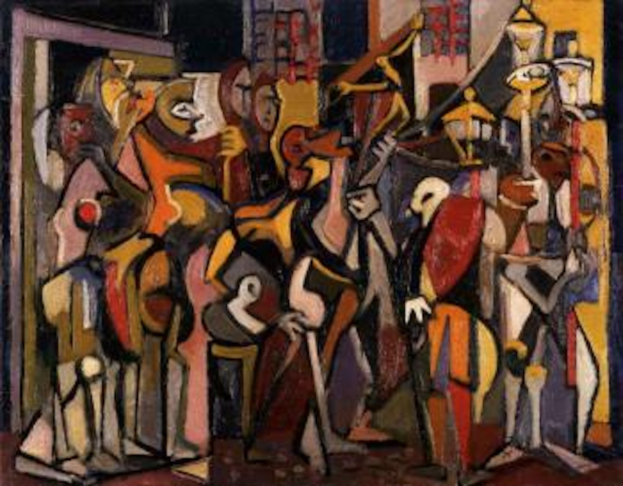 Procession in the countryside by Emilio Vedova