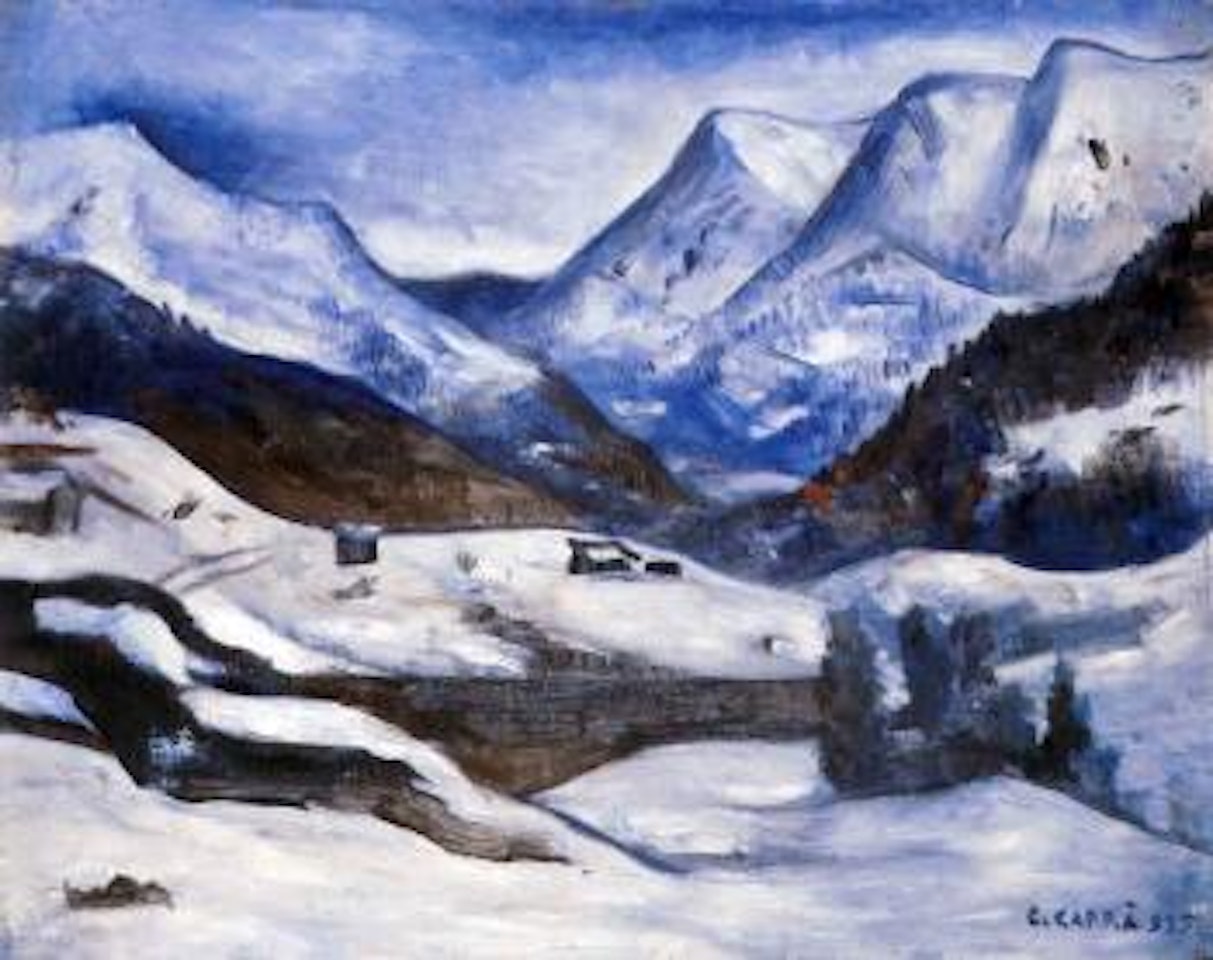Winter on the Aprica by Carlo Carra