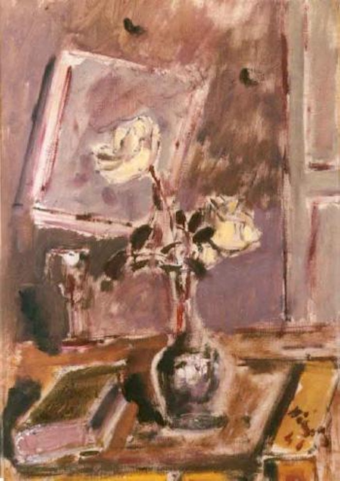 Flowers by Filippo de Pisis