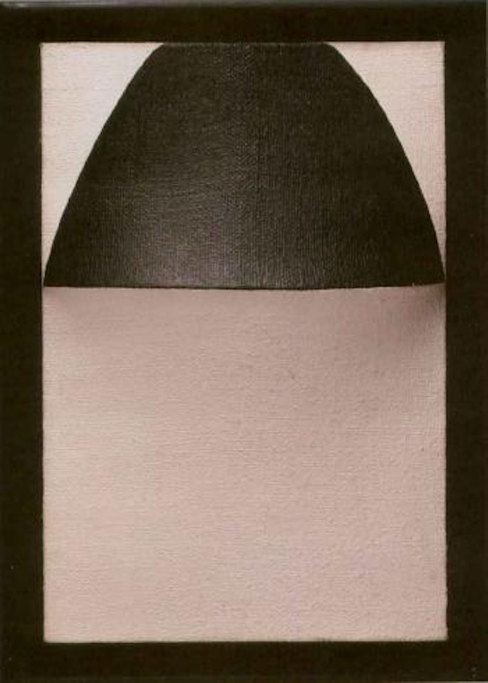 Black and white curve by Alberto Burri