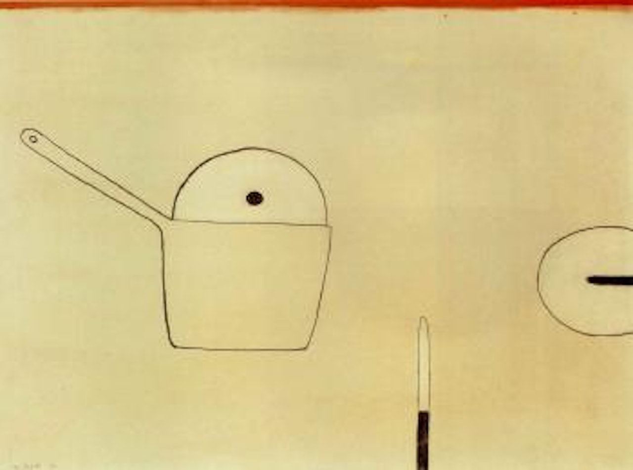Pan and knife no.2 by William Scott