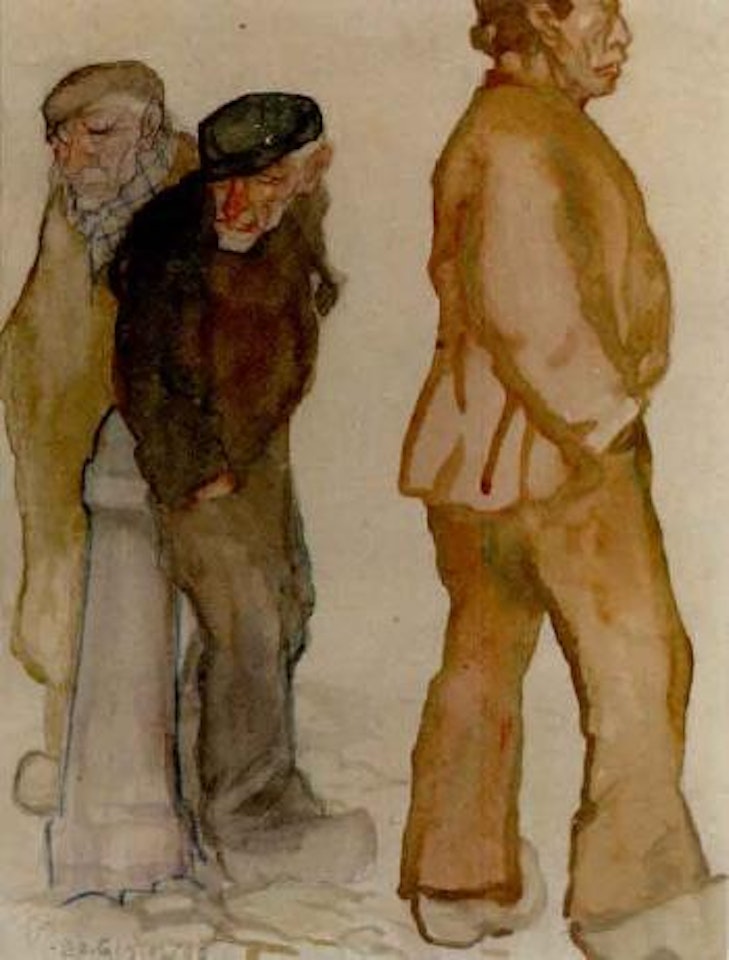 Pausing pedestrians by Leo Gestel