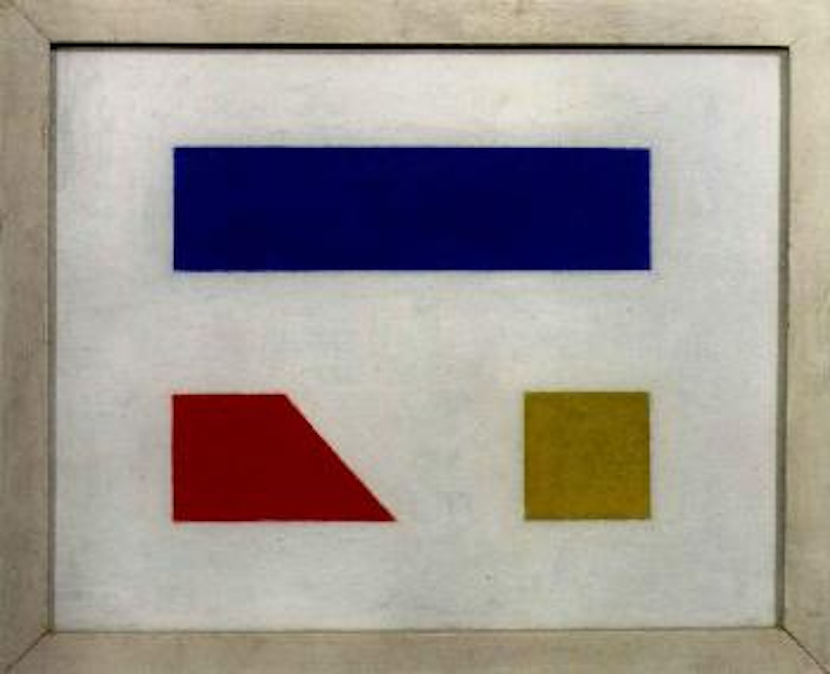 Abstract composition by Bart van der Leck