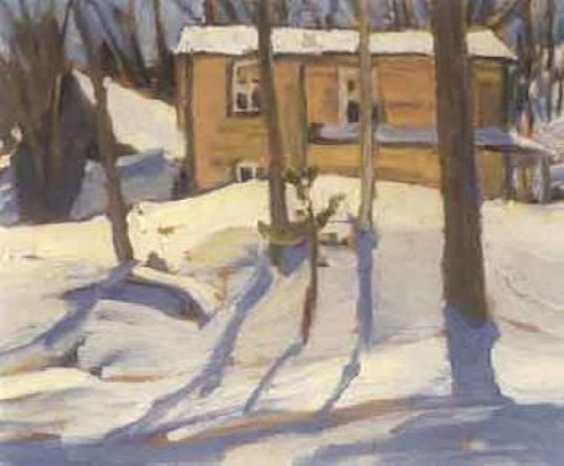 Yellow house, Ripon, March 1950 by Alexander Young Jackson