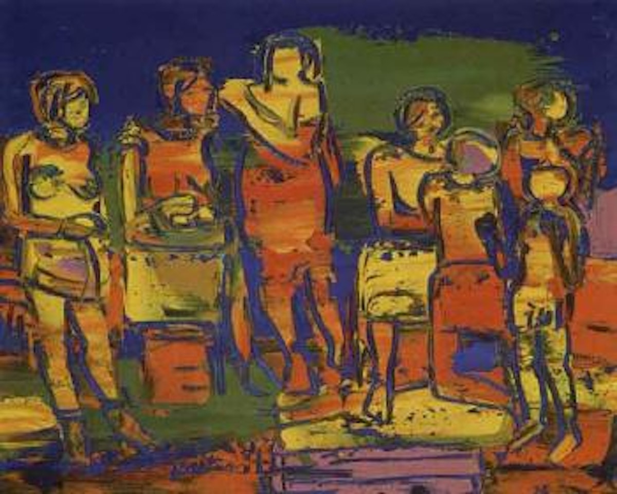 Figures in sunlight by Walter Battiss