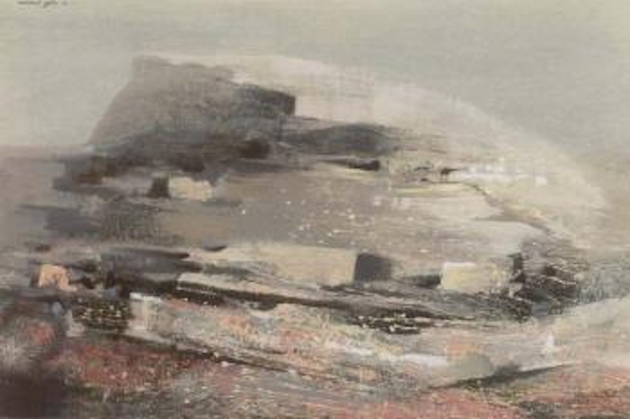 Landscape in a high wind by Michael Ayrton