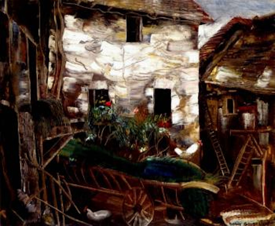 Courtyard by Boris Grigoriev