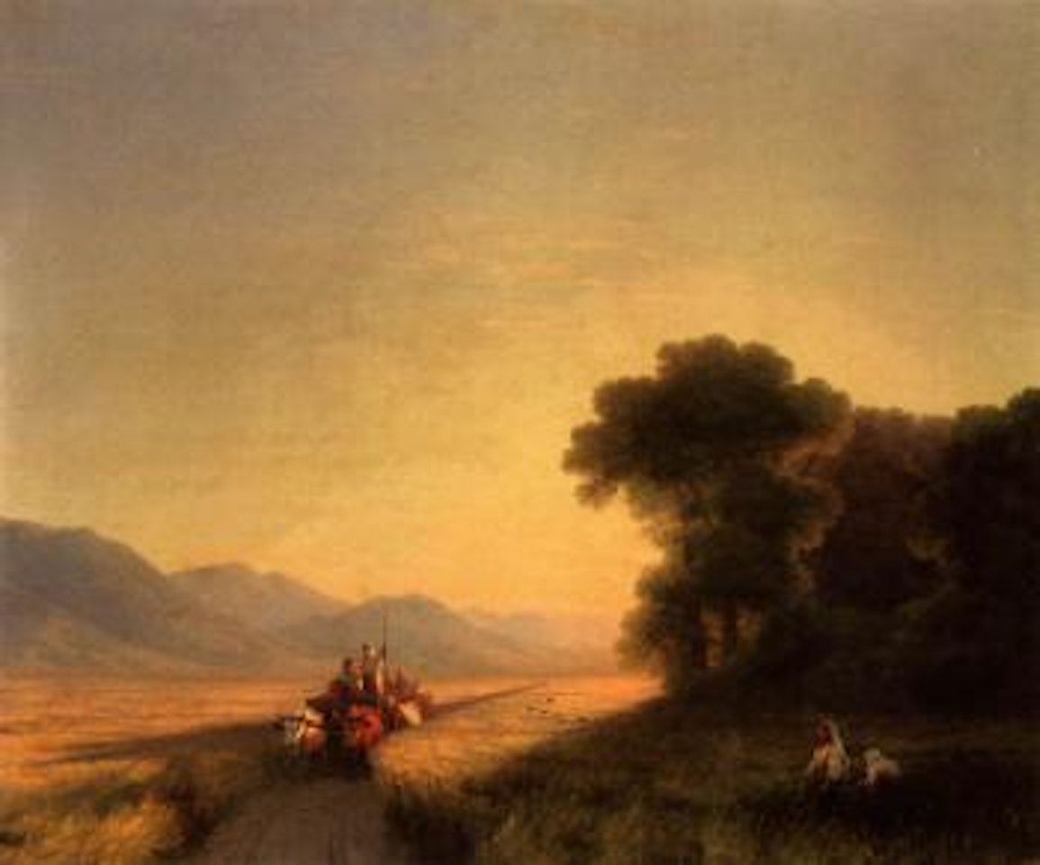 Daybreak over the cornfields by Ivan Konstantinovich Aivazovsky