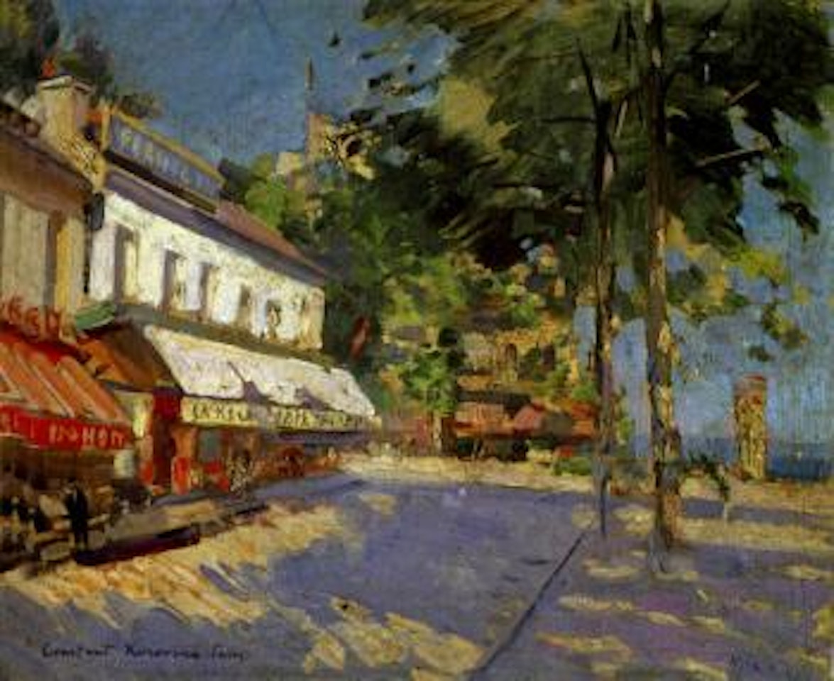 Street scene, Nice by Konstantin Alekseevich Korovin