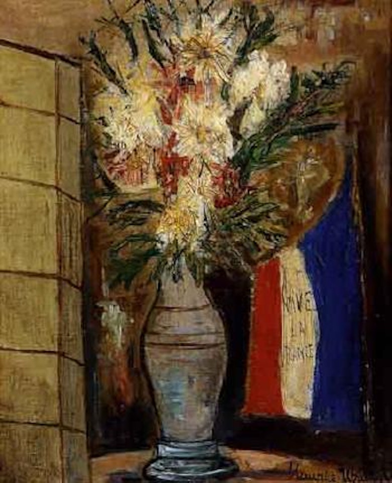 Vase de fleurs by Maurice Utrillo