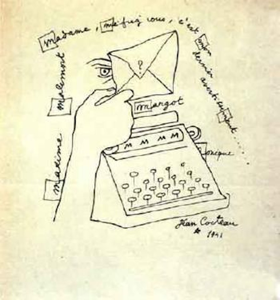 Machine a ecrire by Jean Cocteau