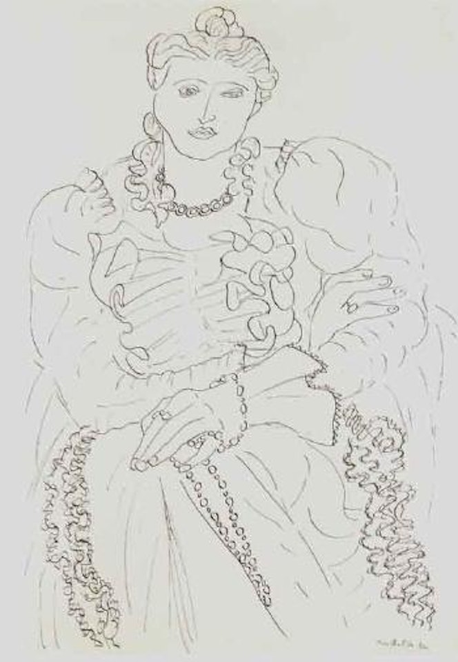 Robe bleue by Henri Matisse