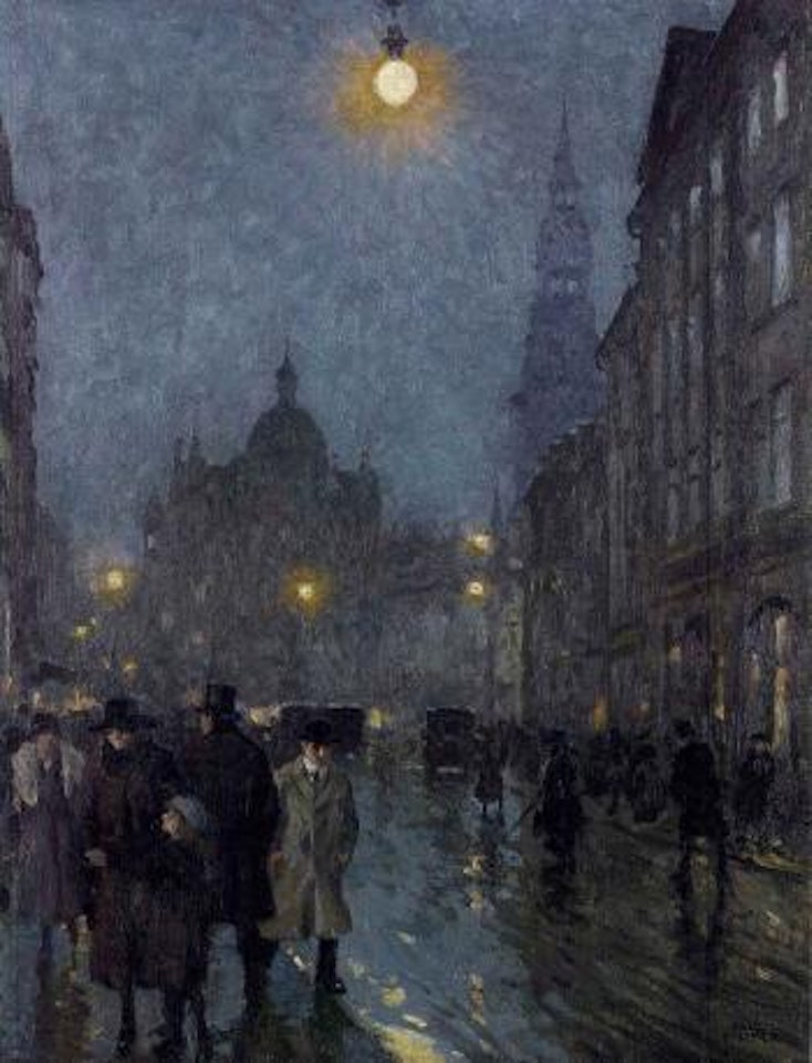 Evening in Copenhagen by Paul Fischer