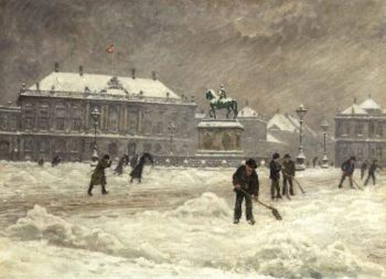 Amalienborg, Copenhagen by Paul Fischer