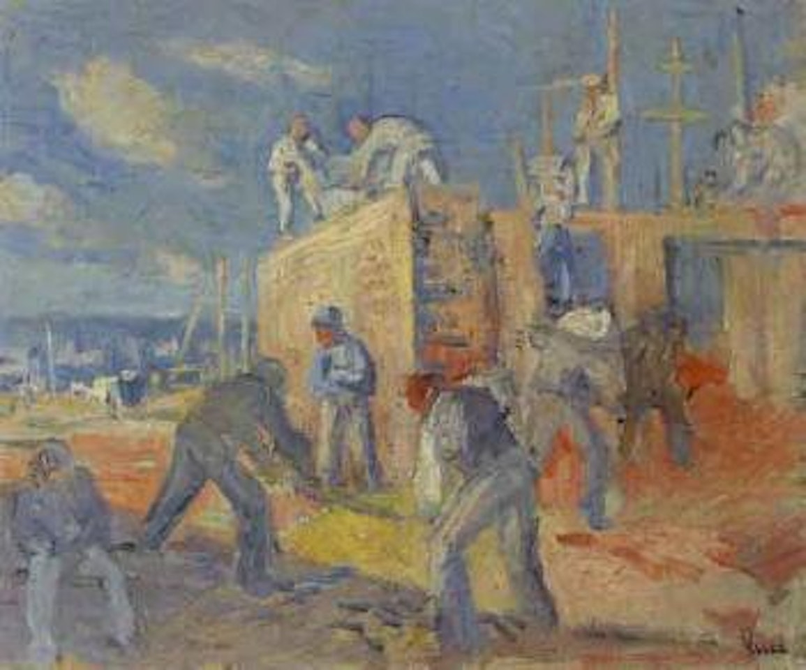 Chantiier by Maximilien Luce
