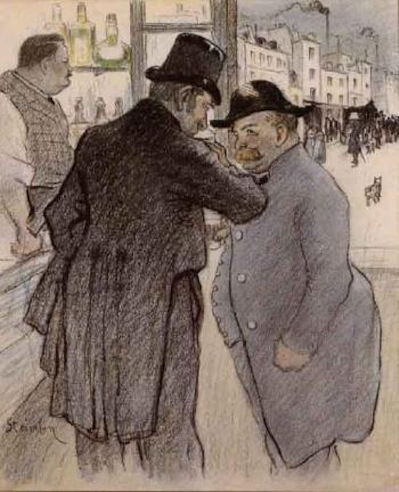Au bar by Théophile Alexandre Steinlen