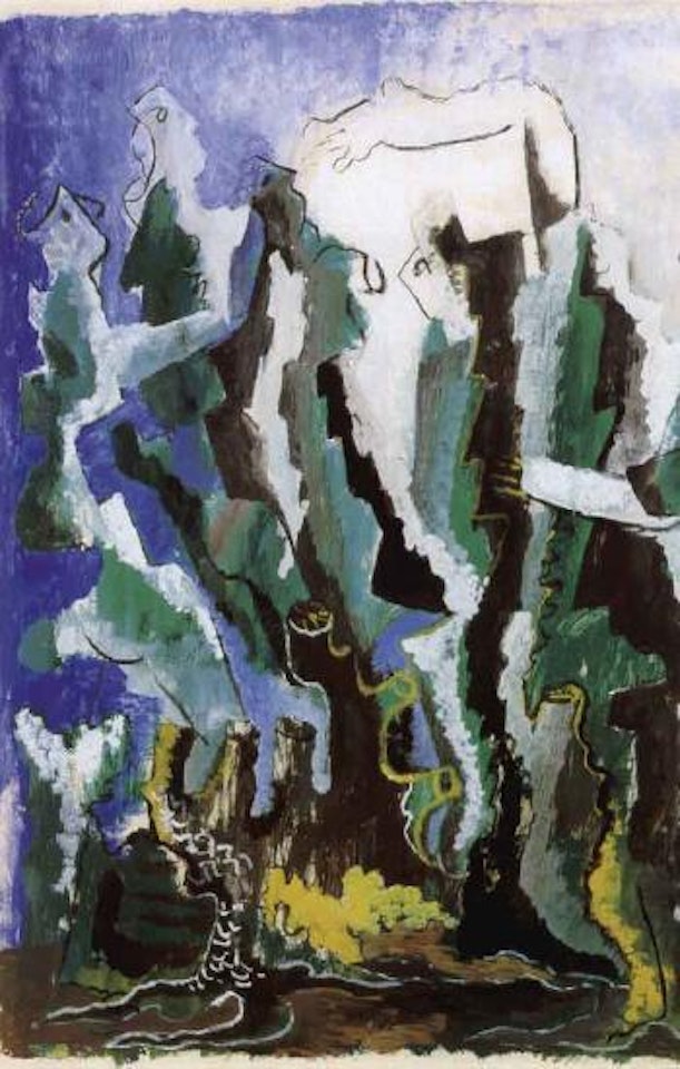 La foret humaine by Ossip Zadkine