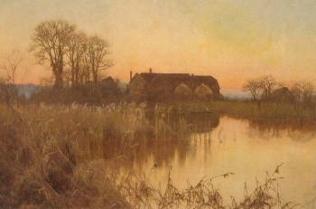 The end of autumn by Edward Wilkins Waite