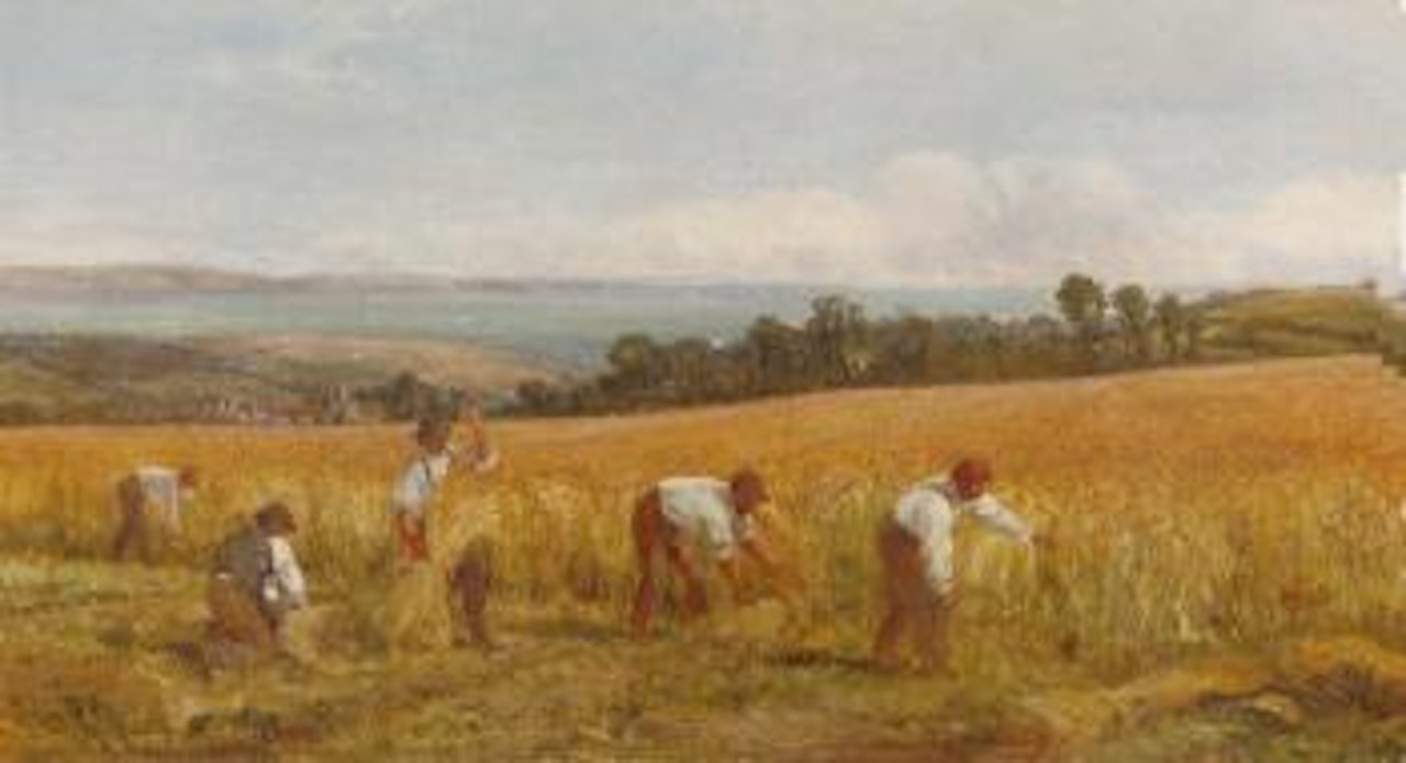 A golden harvest by Heywood Hardy