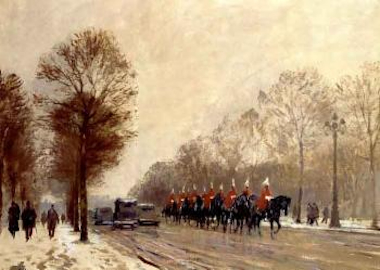 Life Guards on the Mall by Edward Seago