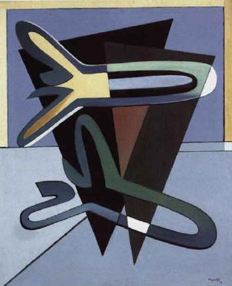 Four shapes by Alberto Magnelli