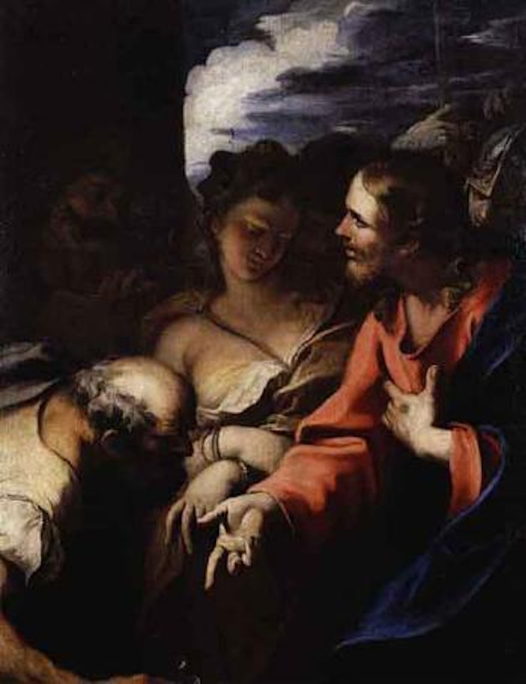 Christ and the adulterous woman by Sebastiano Ricci