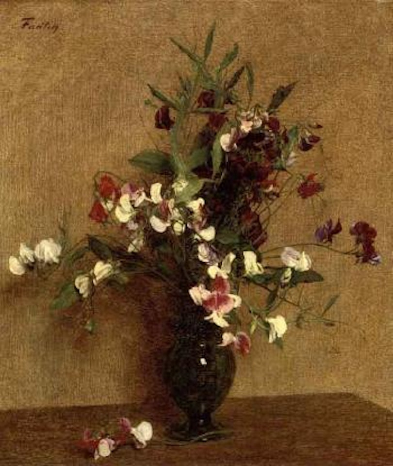 Pois de senteur by Henri Fantin-Latour