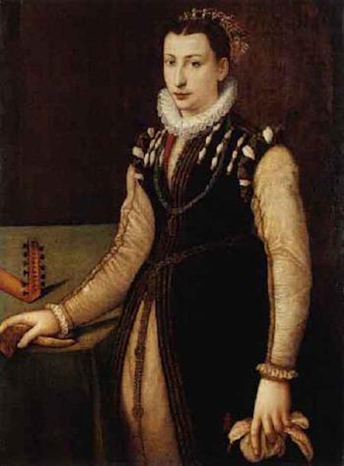 Portrait of lady by Roman School