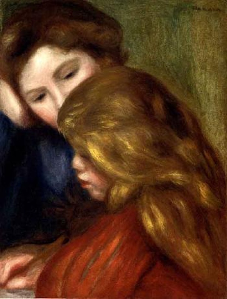 Lecon d'ecriture by Pierre-Auguste Renoir
